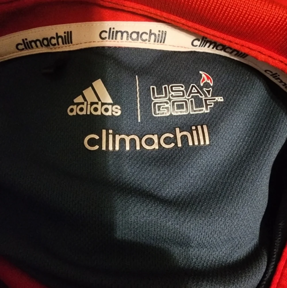 Adidas USA golf climachill polo‎ shirt